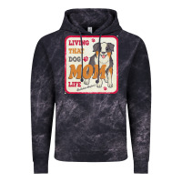 Cloud Black australian shepherd mom t  shirt living that dog mom life australian s Vintage Hoodie - linhVisuals