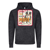 Vintage Black australian shepherd mom t  shirt living that dog mom life australian s Vintage Hoodie - linhVisuals
