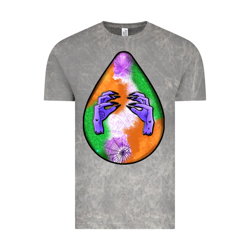 Halloween Hands Teardrop Vintage Tee by BundleAndBundleShop | Teevron