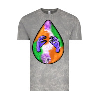 Cloud Rock halloween hands teardrop Vintage Tee - BundleAndBundleShop