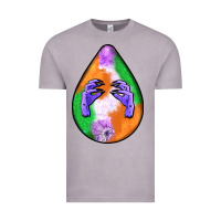 Vintage Zinc halloween hands teardrop Vintage Tee - BundleAndBundleShop