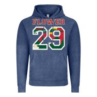 Vintage Denim flower 29 wild goalie fleury minnesota pro ice hockey design Vintage Hoodie - linhVisuals