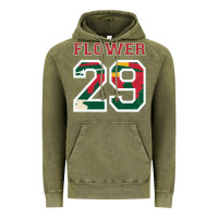 Vintage Olive flower 29 wild goalie fleury minnesota pro ice hockey design Vintage Hoodie - linhVisuals