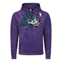 Cloud Purple the barracuda san jose Vintage Hoodie - linhVisuals