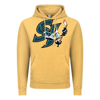 Vintage Mustard the barracuda san jose Vintage Hoodie - linhVisuals