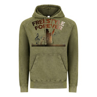 Vintage Olive freestyle dj 80s electronic dance music great concert Vintage Hoodie - linhVisuals