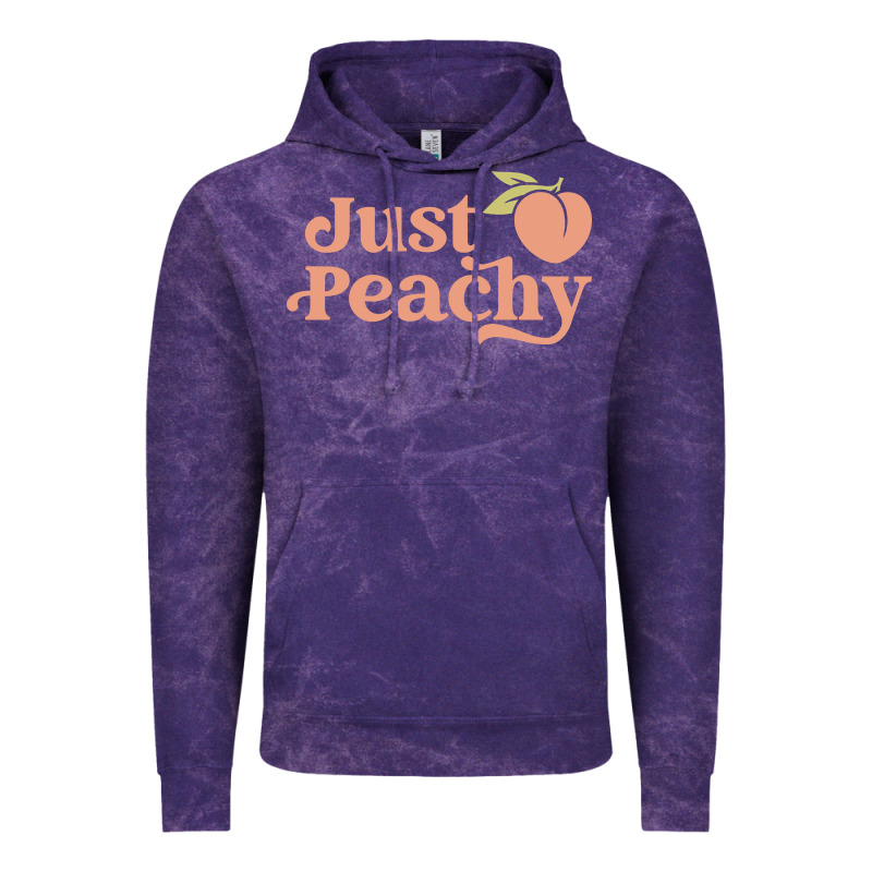 Just Peachy Retro 70s Georgia Peaches Summer Fruit Vintage Hoodie by linhVisuals | Teevron