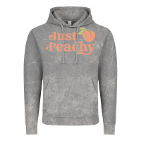 Cloud Rock just peachy retro 70s georgia peaches summer fruit Vintage Hoodie - linhVisuals