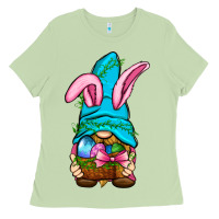Matcha Easter Wicker Basket Gnome Ladies Tee - BundleAndBundleShop
