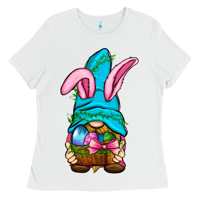 Easter Wicker Basket Gnome Ladies Tee by BundleAndBundleShop | Teevron