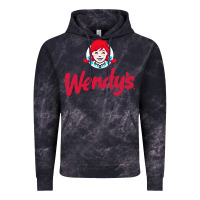 Cloud Black wendys restaurant Vintage Hoodie - linhVisuals