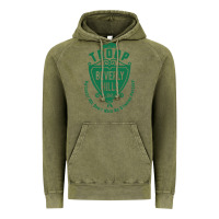 Vintage Olive troop beverly hills single color Vintage Hoodie - linhVisuals