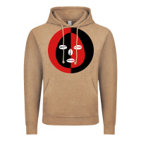 Vintage Coffee eleggua 2 colors face Vintage Hoodie - linhVisuals