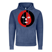 Vintage Denim eleggua 2 colors face Vintage Hoodie - linhVisuals