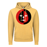 Vintage Mustard eleggua 2 colors face Vintage Hoodie - linhVisuals