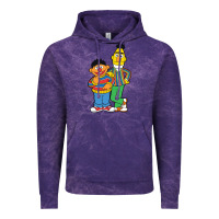 Cloud Purple bert and ernie Vintage Hoodie - linhVisuals
