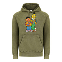 Vintage Olive bert and ernie Vintage Hoodie - linhVisuals
