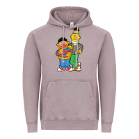 Vintage Zinc bert and ernie Vintage Hoodie - linhVisuals