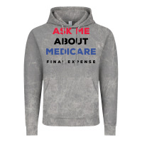 Cloud Rock ask me about medicare final expense Vintage Hoodie - linhVisuals