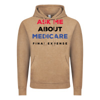 Vintage Coffee ask me about medicare final expense Vintage Hoodie - linhVisuals