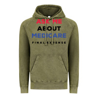 Ask Me About Medicare Final Expense Vintage Hoodie | Teevron