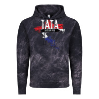 Cloud Black mens tata croatian father croatia bester papa father's day Vintage Hoodie - linhVisuals