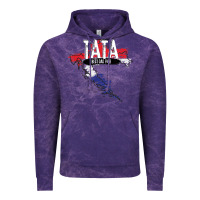Cloud Purple mens tata croatian father croatia bester papa father's day Vintage Hoodie - linhVisuals