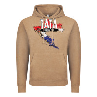 Vintage Coffee mens tata croatian father croatia bester papa father's day Vintage Hoodie - linhVisuals