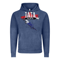 Vintage Denim mens tata croatian father croatia bester papa father's day Vintage Hoodie - linhVisuals