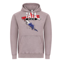 Vintage Zinc mens tata croatian father croatia bester papa father's day Vintage Hoodie - linhVisuals