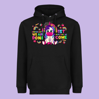 Kindergarten We Are Done 1st Here We Come With Uni Heavyweight Hoodie Designed By Ranaportraitstore