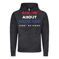 Vintage Black ask me about medicare final expense Vintage Hoodie - linhVisuals