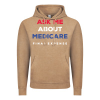 Vintage Coffee ask me about medicare final expense Vintage Hoodie - linhVisuals