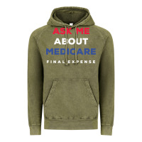 Ask Me About Medicare Final Expense Vintage Hoodie | Teevron