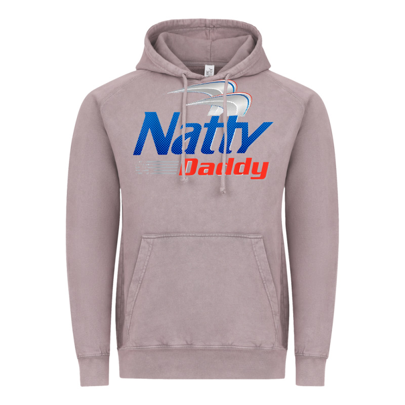 Mens Natty Daddy Dad Bod Light Humor Beer Lover Father's Day Vintage Hoodie by linhVisuals | Teevron