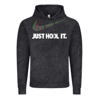 Vintage Black just hodl it Vintage Hoodie - linhVisuals