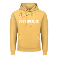 Vintage Mustard just hodl it Vintage Hoodie - linhVisuals
