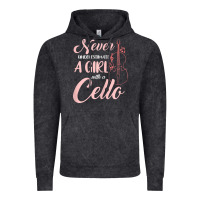 Vintage Black never underestimate a girl with a cello Vintage Hoodie - linhVisuals