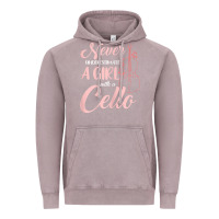 Vintage Zinc never underestimate a girl with a cello Vintage Hoodie - linhVisuals