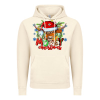 Vintage Artic Mooey Christmas Vintage Hoodie - CowhideDigitalArt