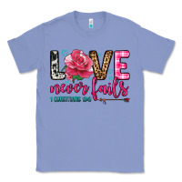Colony Blue love never fails Classic Tee - OliviaCreatesArt
