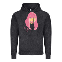 Vintage Black nicki Vintage Hoodie - linhVisuals
