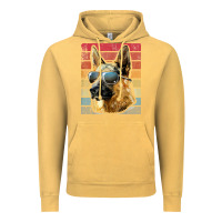 Vintage Mustard retro vintage german shepherd german shepherd dog gift Vintage Hoodie - linhVisuals