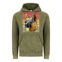 Vintage Olive retro vintage german shepherd german shepherd dog gift Vintage Hoodie - linhVisuals