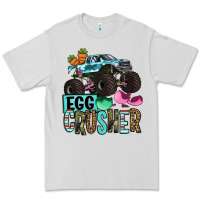 Dove Grey Easter Day Monster truck Easter egg crusher Premium Tee - OliviaCreatesArt