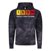 Cloud Black sarcasm elements of humor periodic table graphic Vintage Hoodie - linhVisuals
