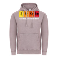 Vintage Zinc sarcasm elements of humor periodic table graphic Vintage Hoodie - linhVisuals