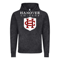 Vintage Black hanover college Vintage Hoodie - linhVisuals