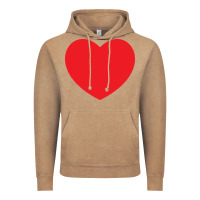 Vintage Coffee big heart Vintage Hoodie - linhVisuals