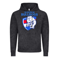 Vintage Black western bulldogs Vintage Hoodie - linhVisuals